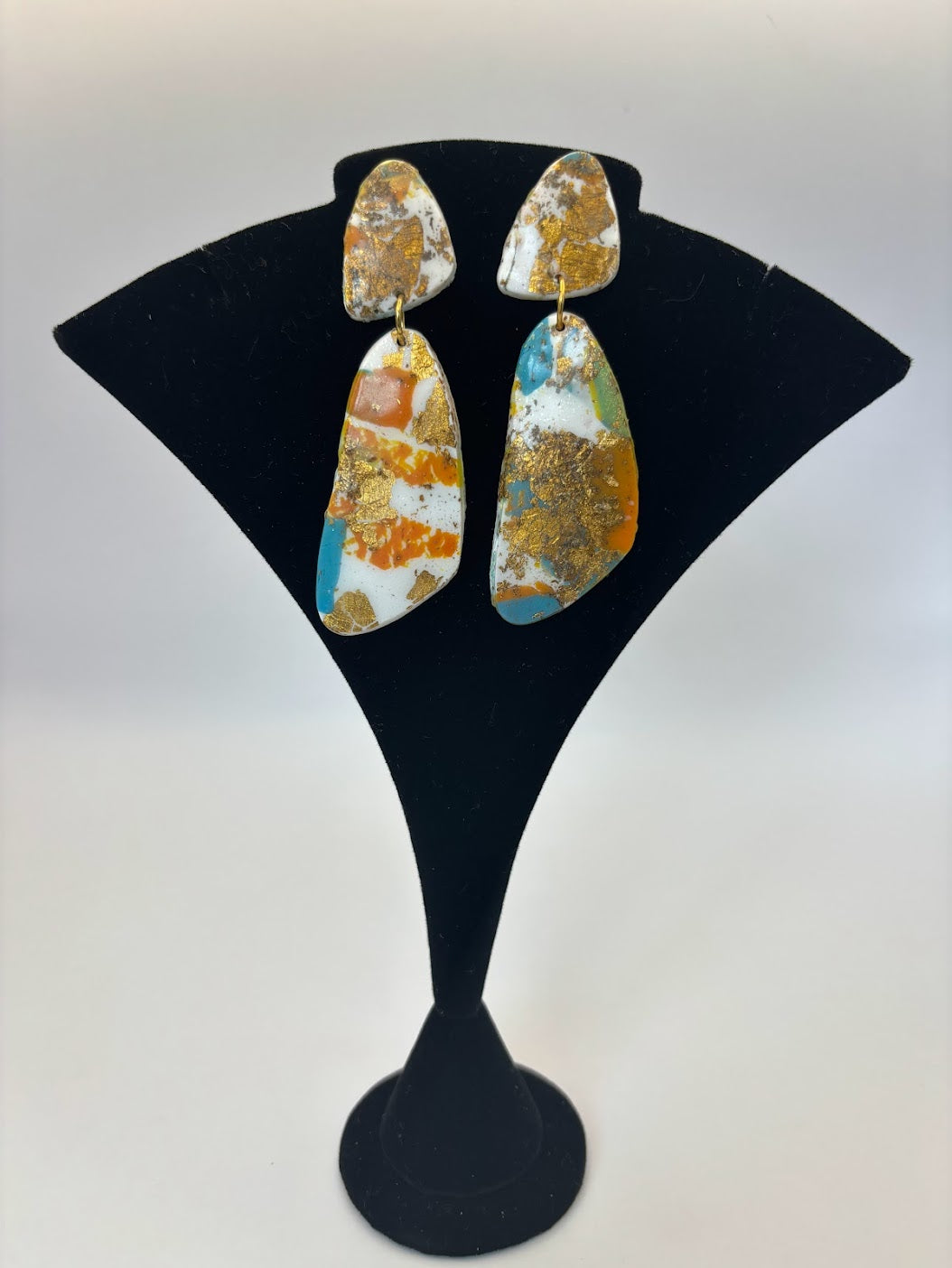 Polymer Clay Earrings - Eartha 01